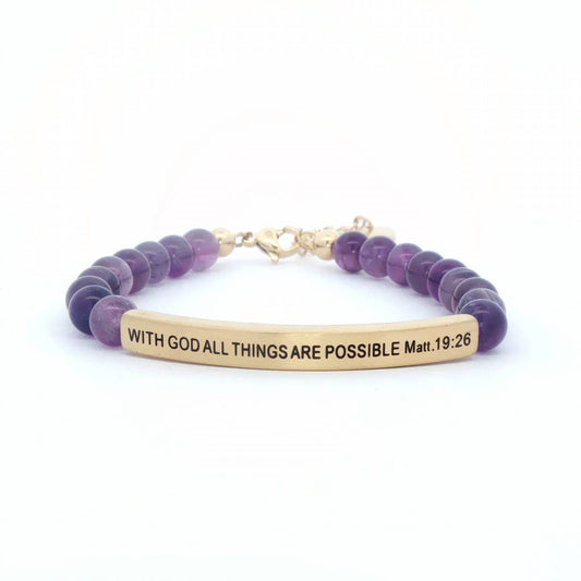Women's With God All Things Are Possible Bracelet