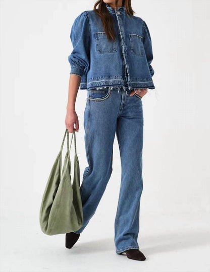 Ziggy Cropped Denim Jacket