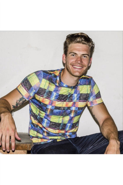 Men's Stripes Print T-shirt