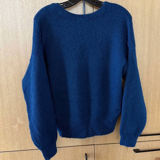 Women's V Neck Oversized Sweater - Petite