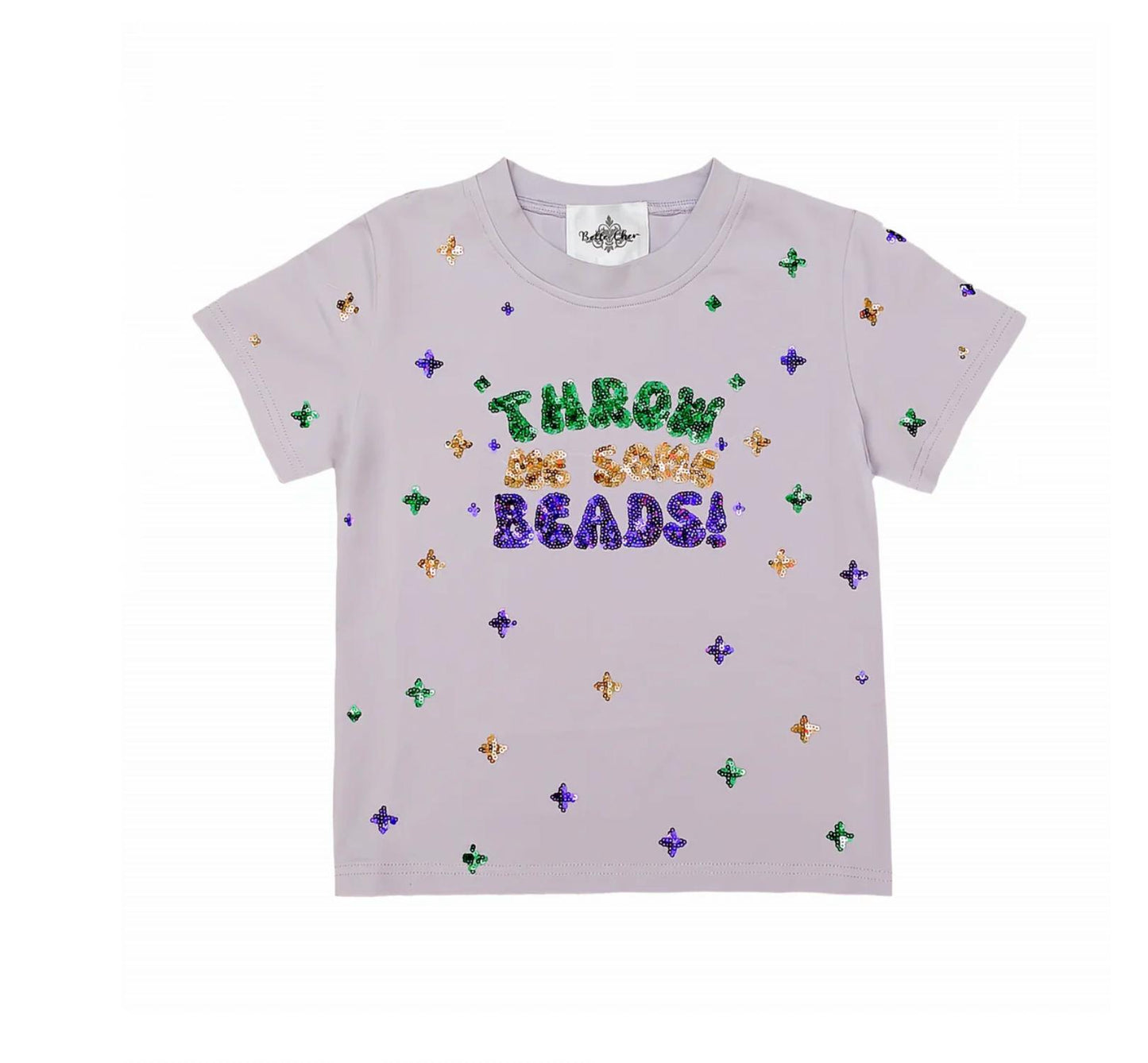Throw Me Some Beads Sequin Shirt