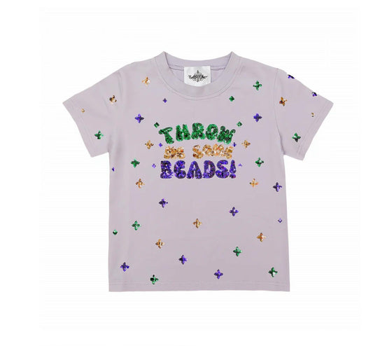 Throw Me Some Beads Sequin Shirt