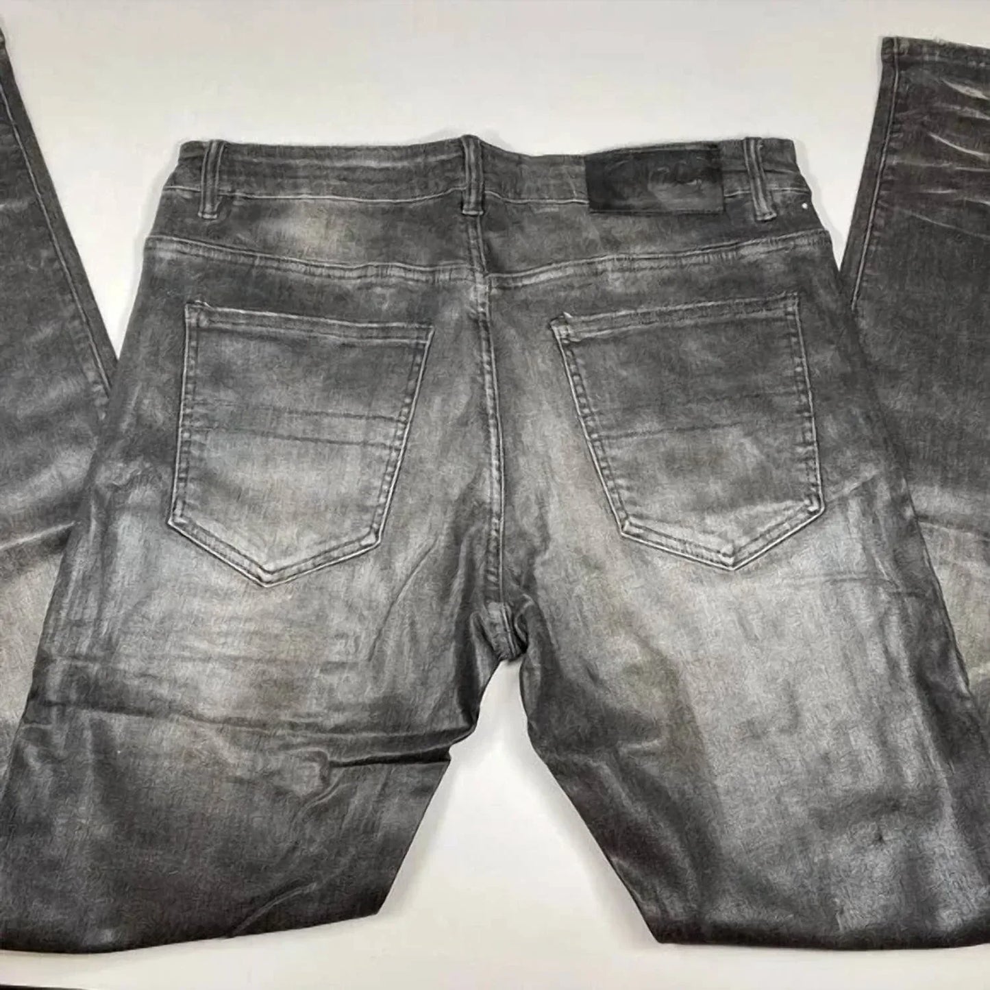 Tulones - Men’s Euro Distressed Denim Skinny Jeans - Rack Hunt