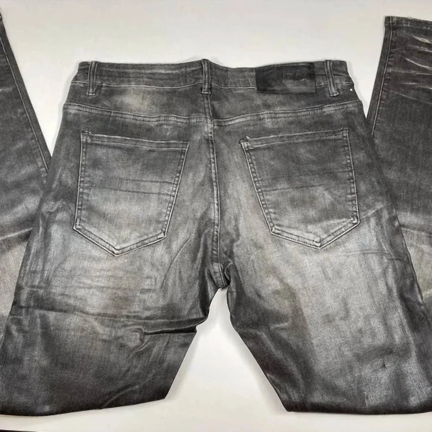 Tulones - Men’s Euro Distressed Denim Skinny Jeans - Rack Hunt