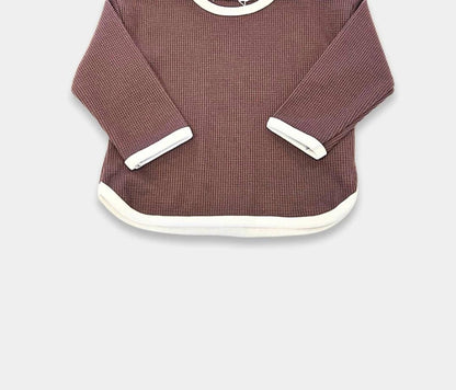 Girl's Waffle Knit Set