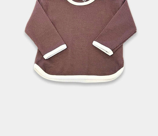 Girl's Waffle Knit Set