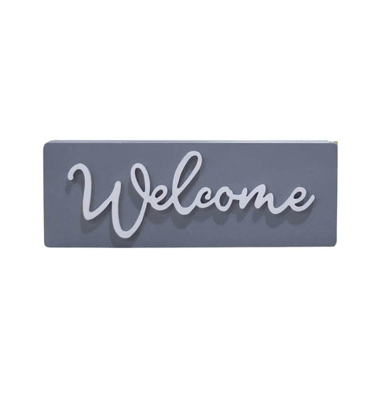 Paris Loft - Small 3D Welcome Word Wood Block Sign - Rack Hunt -