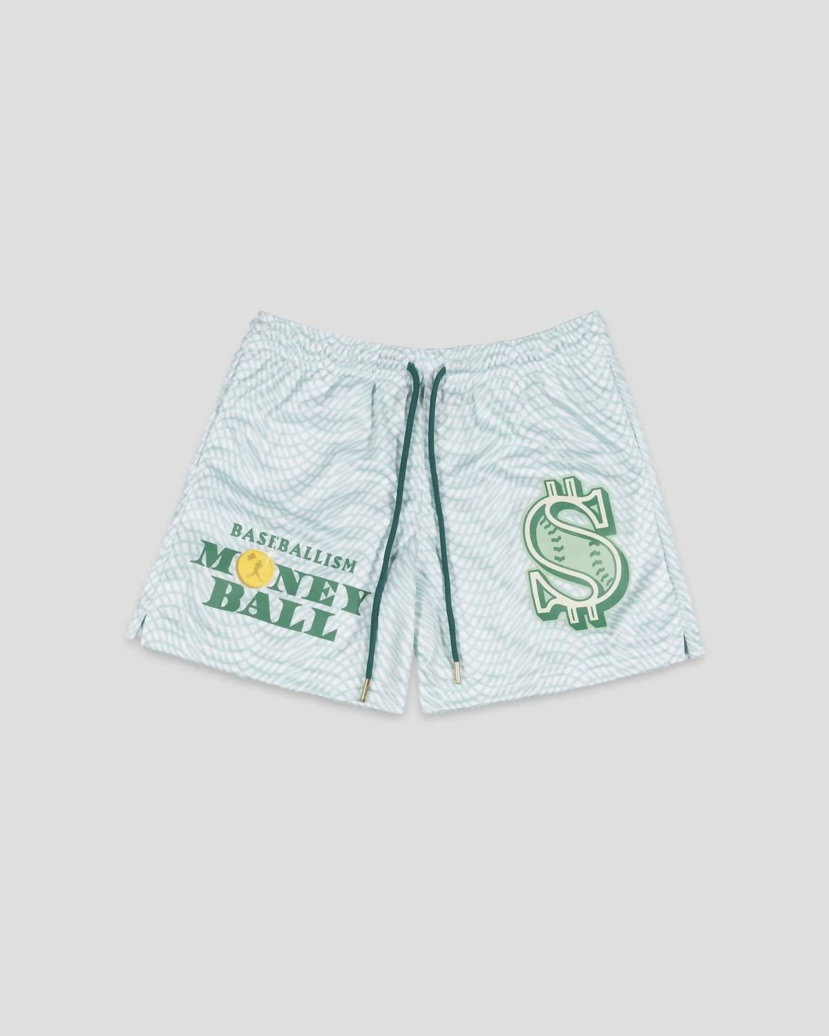 Boys Youth Money Ball Diamond Air Mesh Shorts