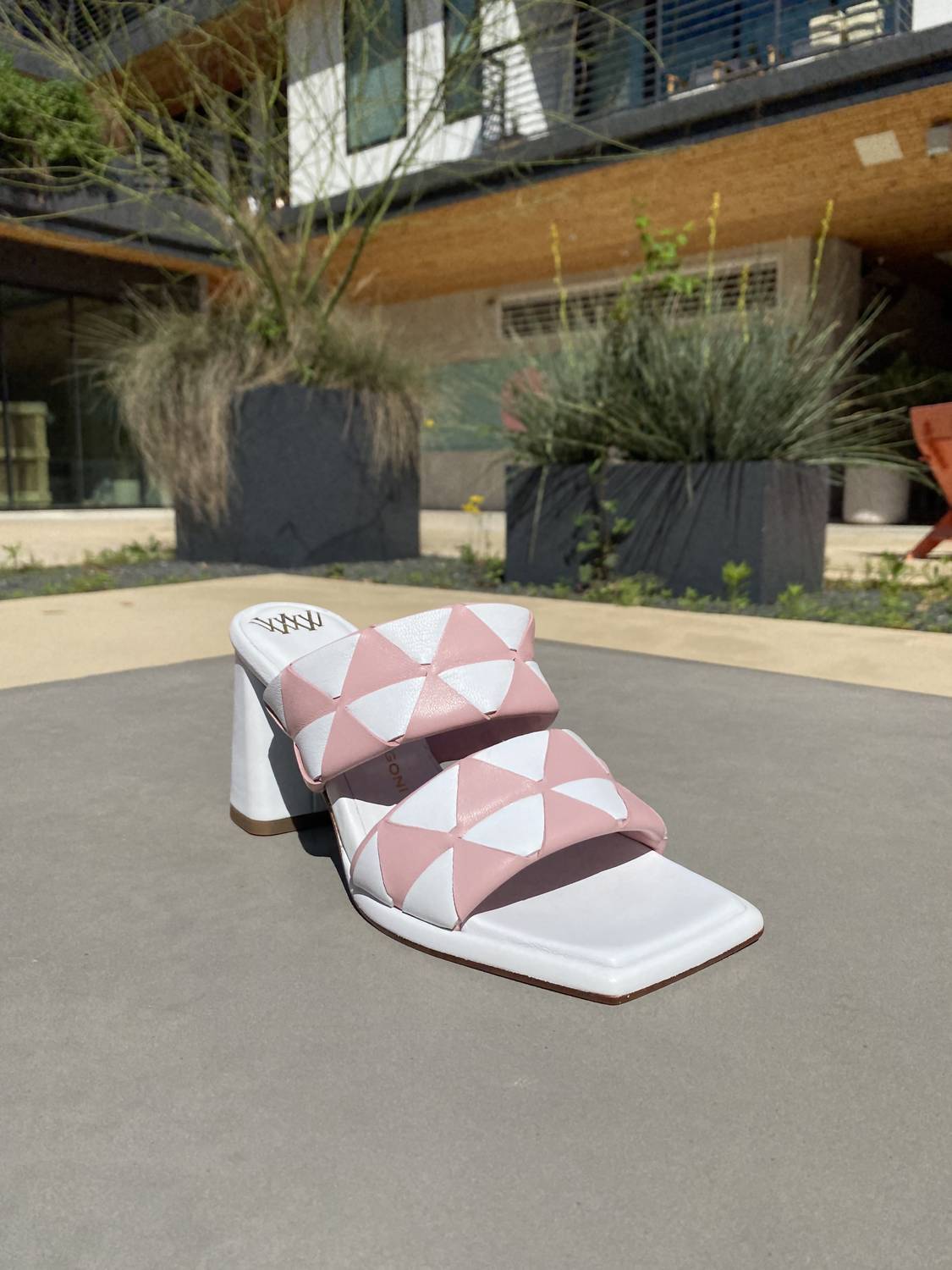 Women's Luppolo Geometric Block Sandals