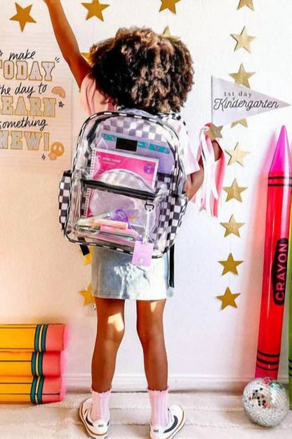 Kid's Checkered Backpack