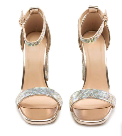 Women's Stepping Out In Sparkles Sequin Rhinestone Heels