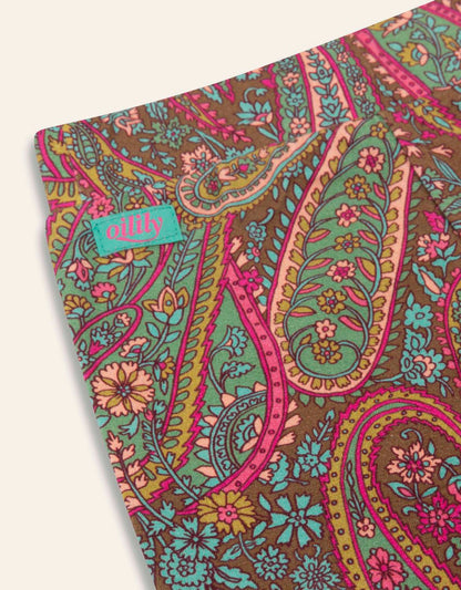 Girl's Peace Paisley Flared Leggings