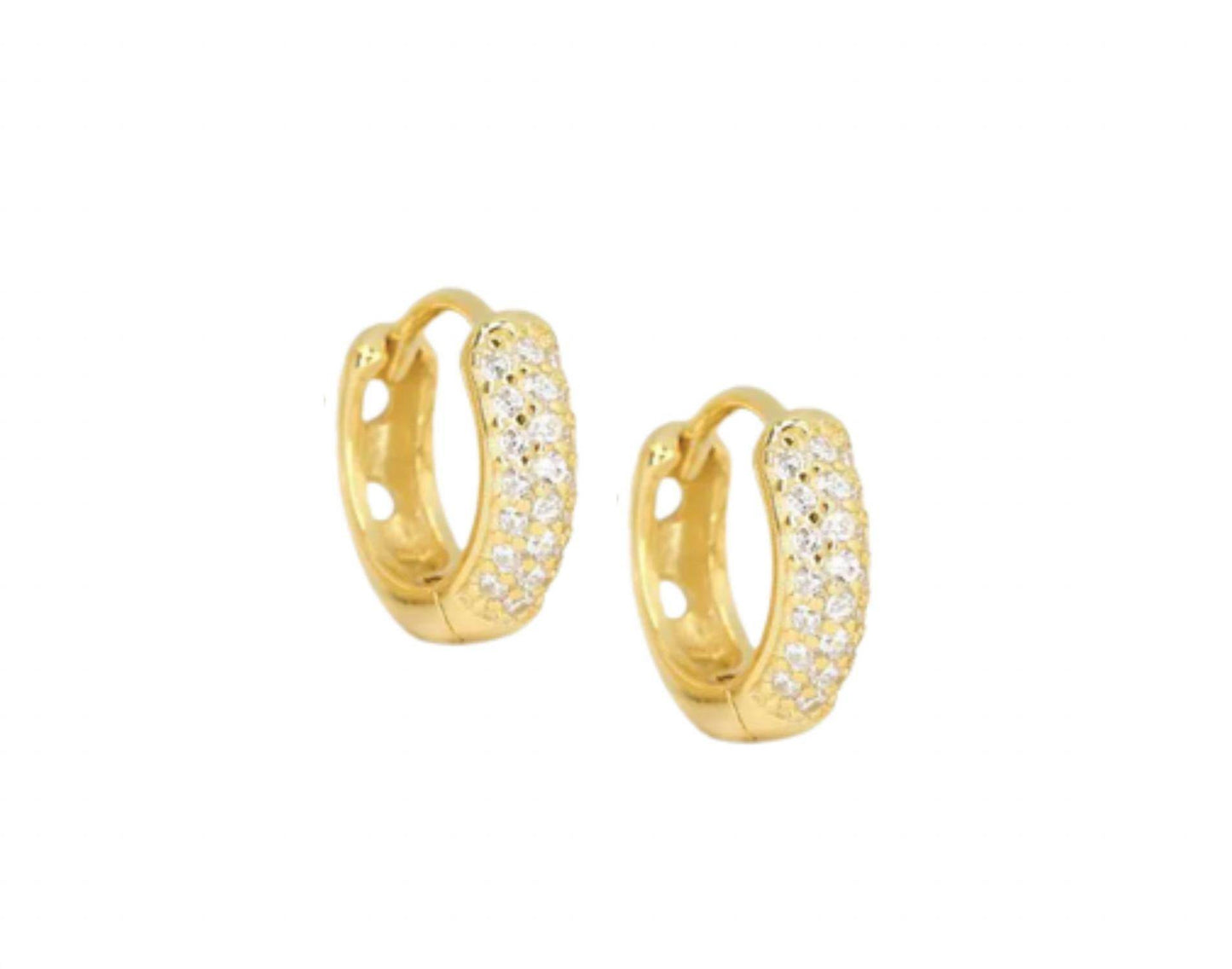 Livie Jewelry - Aria Huggie Hoop Earrings - Rack Hunt -