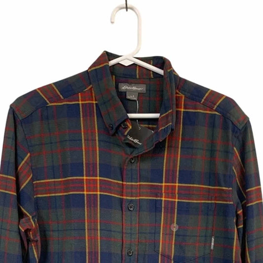 Men's Eddie's Field Flannel Button Up Shirt