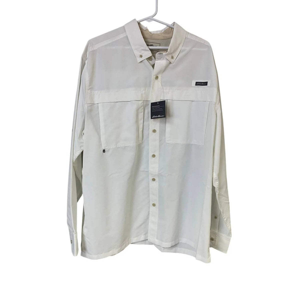 Men's Long Sleeve Ripstop Guide Button Up Shirt