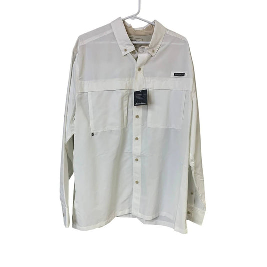 Men's Long Sleeve Ripstop Guide Button Up Shirt