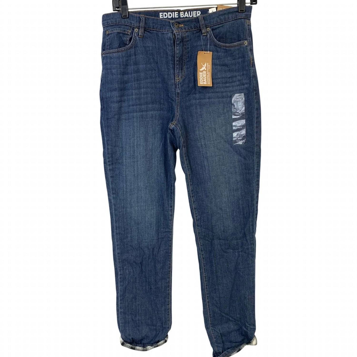 Women's Boyfriend Flannel Lined Jeans - Big And Tall