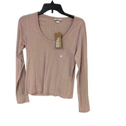 Women's Large Perfect Pointelle Long Sleeve Tee Set Of 2