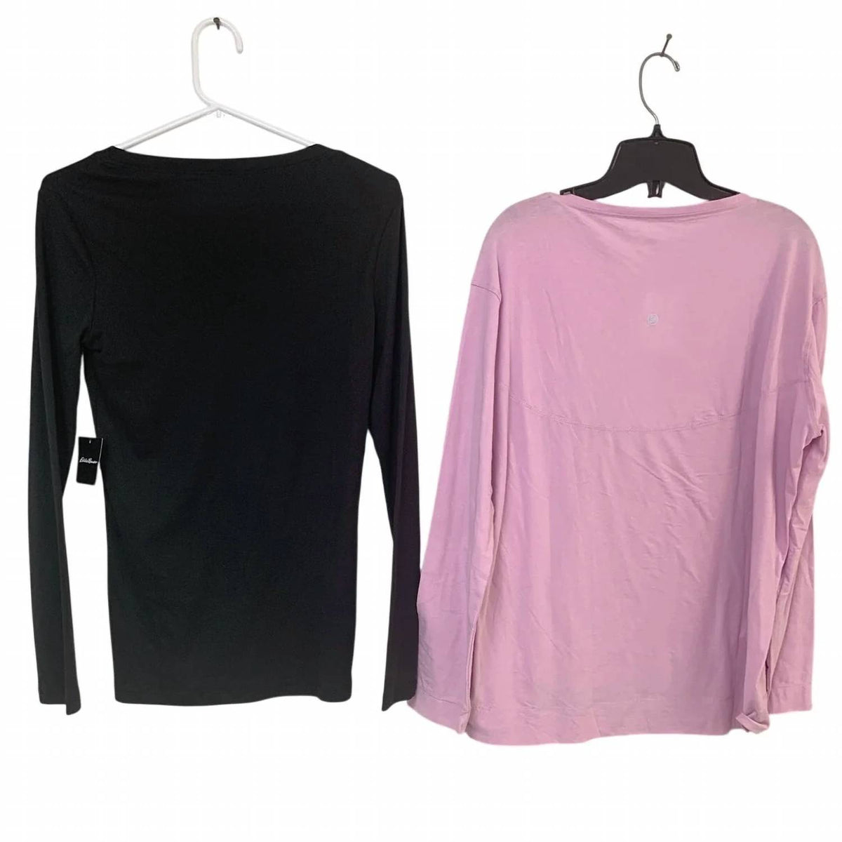 Women's Long Sleeve Boat V Neck Tee - Set Of 2