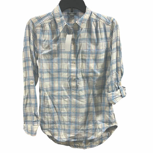 Women's Plaid Roll Tab Sleeves Shirt