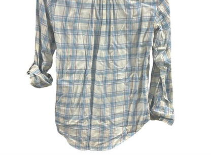 Women's Plaid Roll Tab Sleeves Shirt