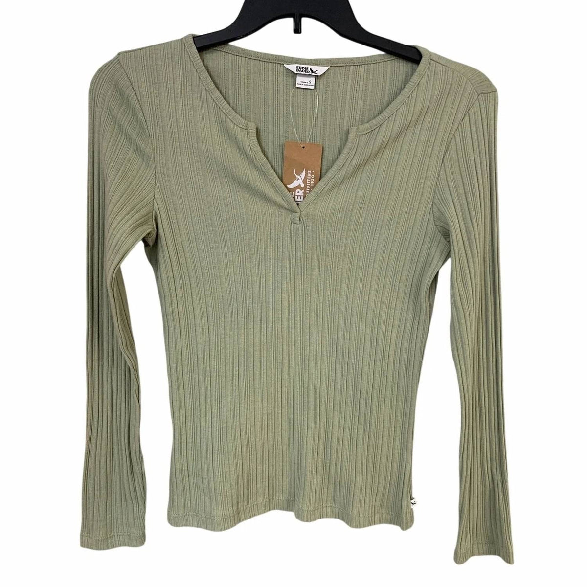 Women's Small Infinity Slub Meadowood Rib Long Sleeve Tops Set Of 2