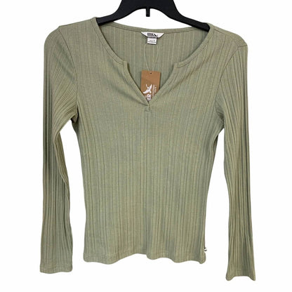 Women's Small Infinity Slub Meadowood Rib Long Sleeve Tops Set Of 2