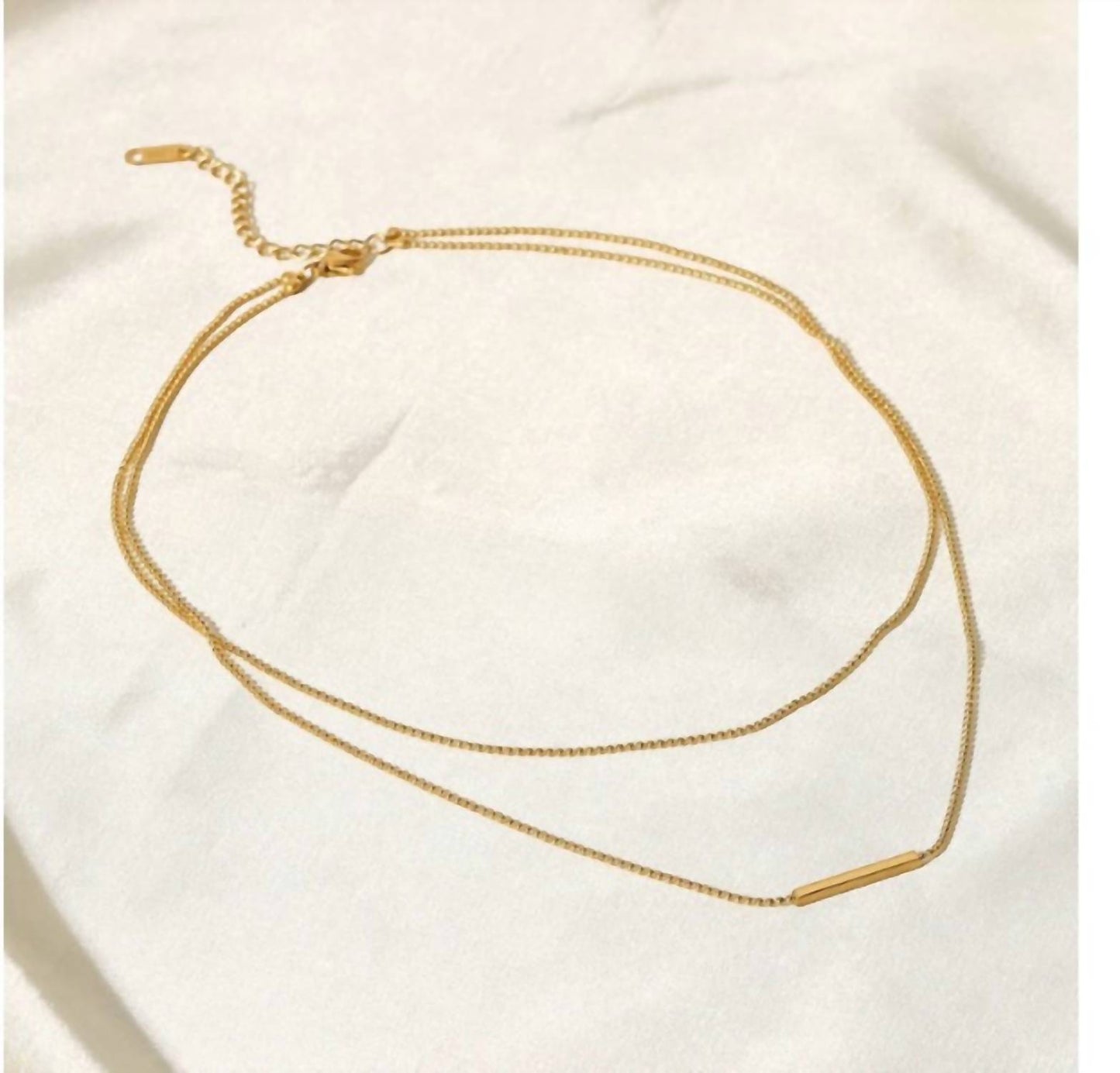 Women's Dainty Bar Necklace