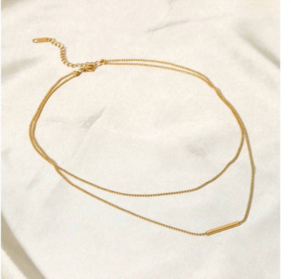 Women's Dainty Bar Necklace