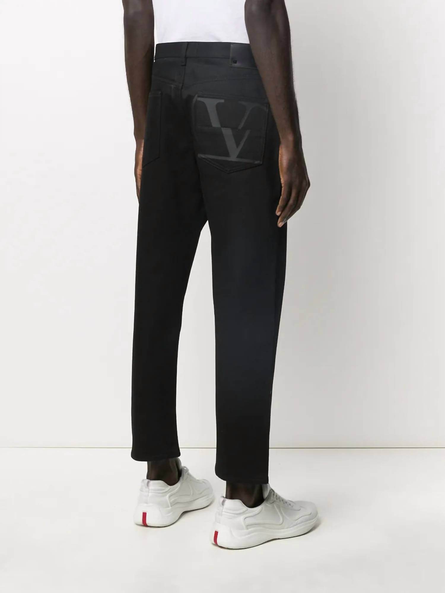 Valentino - V Logo Cropped Jeans - Rack Hunt