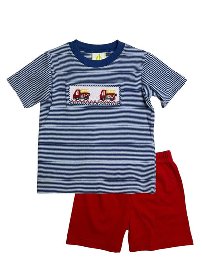 Boy's Firetruck Harry Play Tee