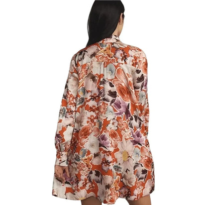 Maeve - The Caroline Tie Neck Mini Dress - Rack Hunt