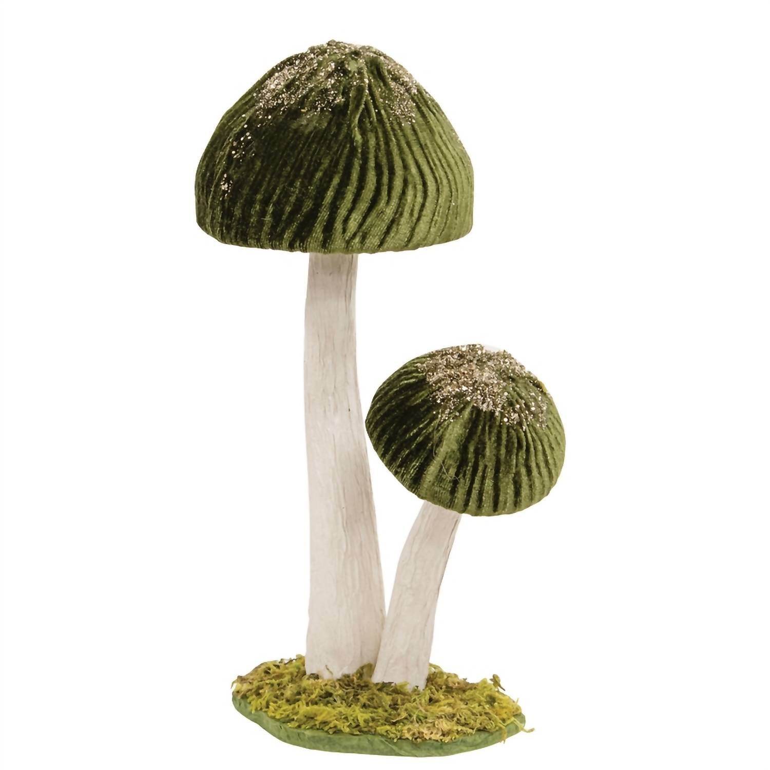Col House Designs - Woodland Green Mushrooms Sitter - Large - Rack Hunt -