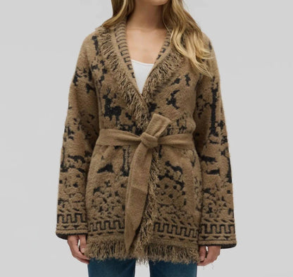 Wrap Long Sleeve Cardigan