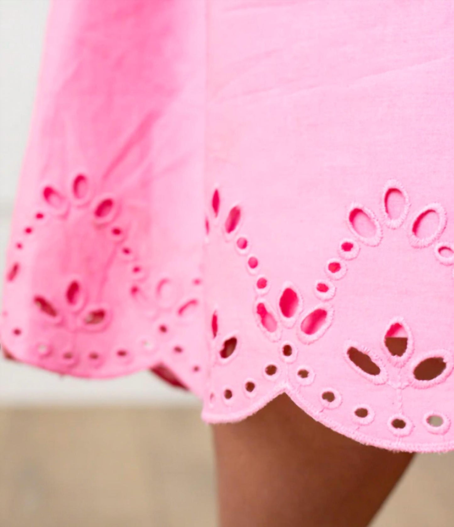 Kid's Organic Classic Eyelet Party Dress