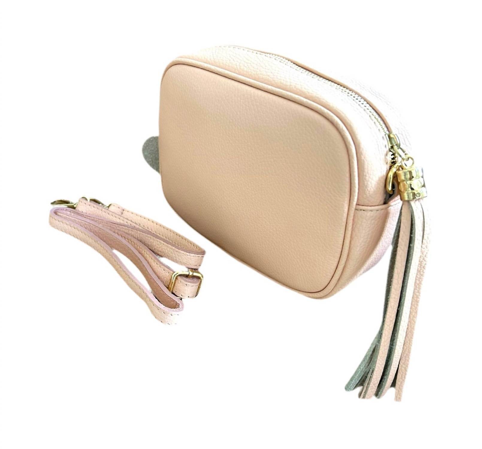 Cadenza Italy - Women's Leather Camera Style Crossbody Bag - Rack Hunt -