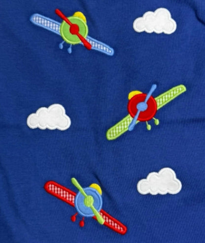 Boy's Airplane Ashton Longall Romper