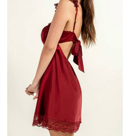 Short Dress With Lace Trims