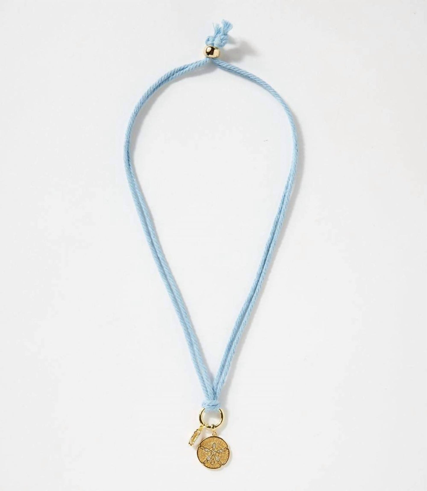 Cowrie Shell And Sand Dollar Cord Necklace