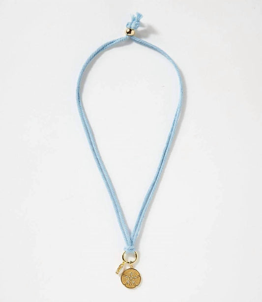 Cowrie Shell And Sand Dollar Cord Necklace