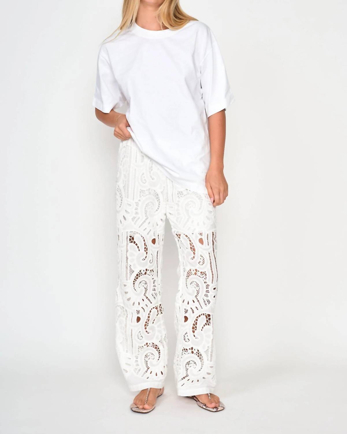 Gemini Embroidered Pant
