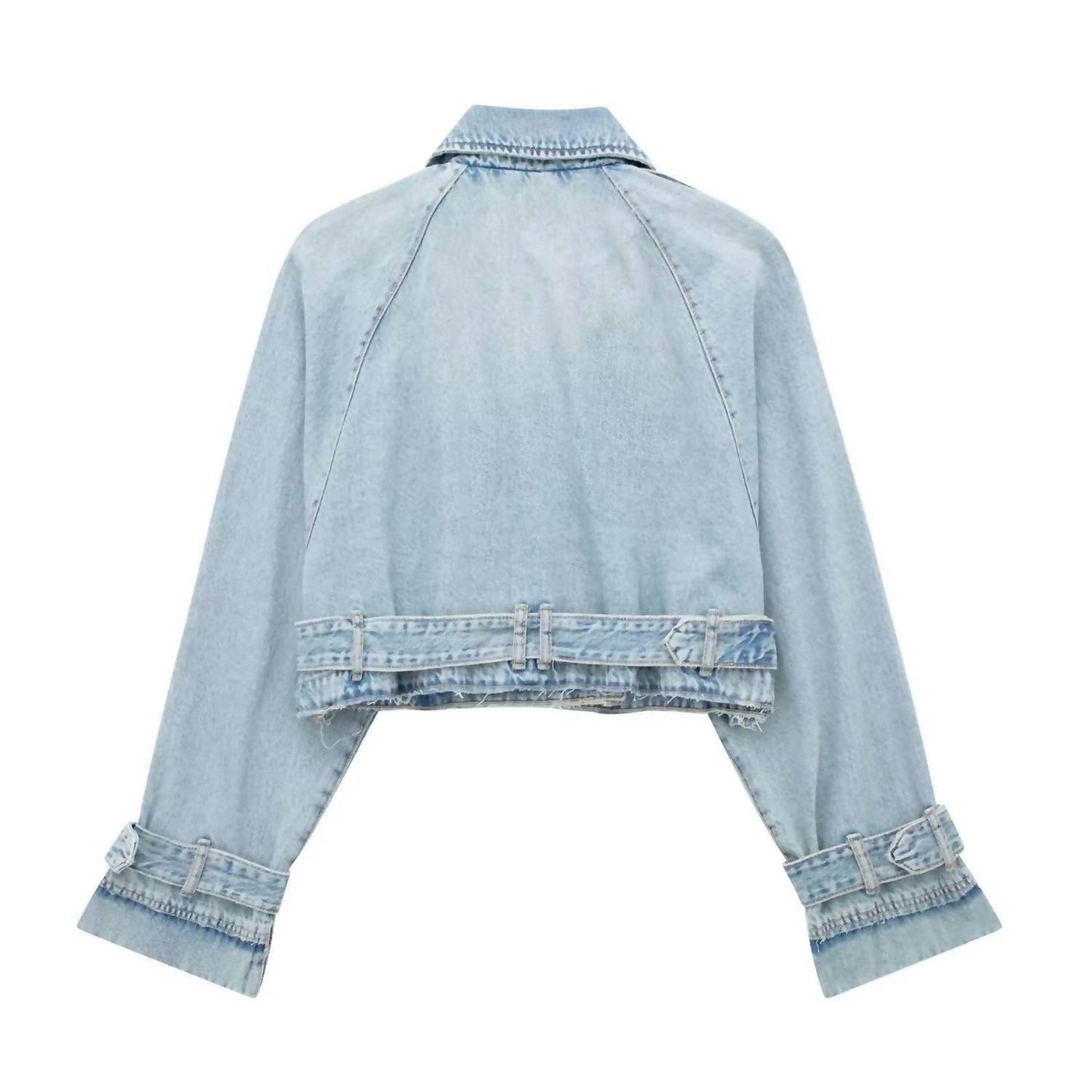 SJ Style - Women's Cropped Jean Jacket - Rack Hunt -