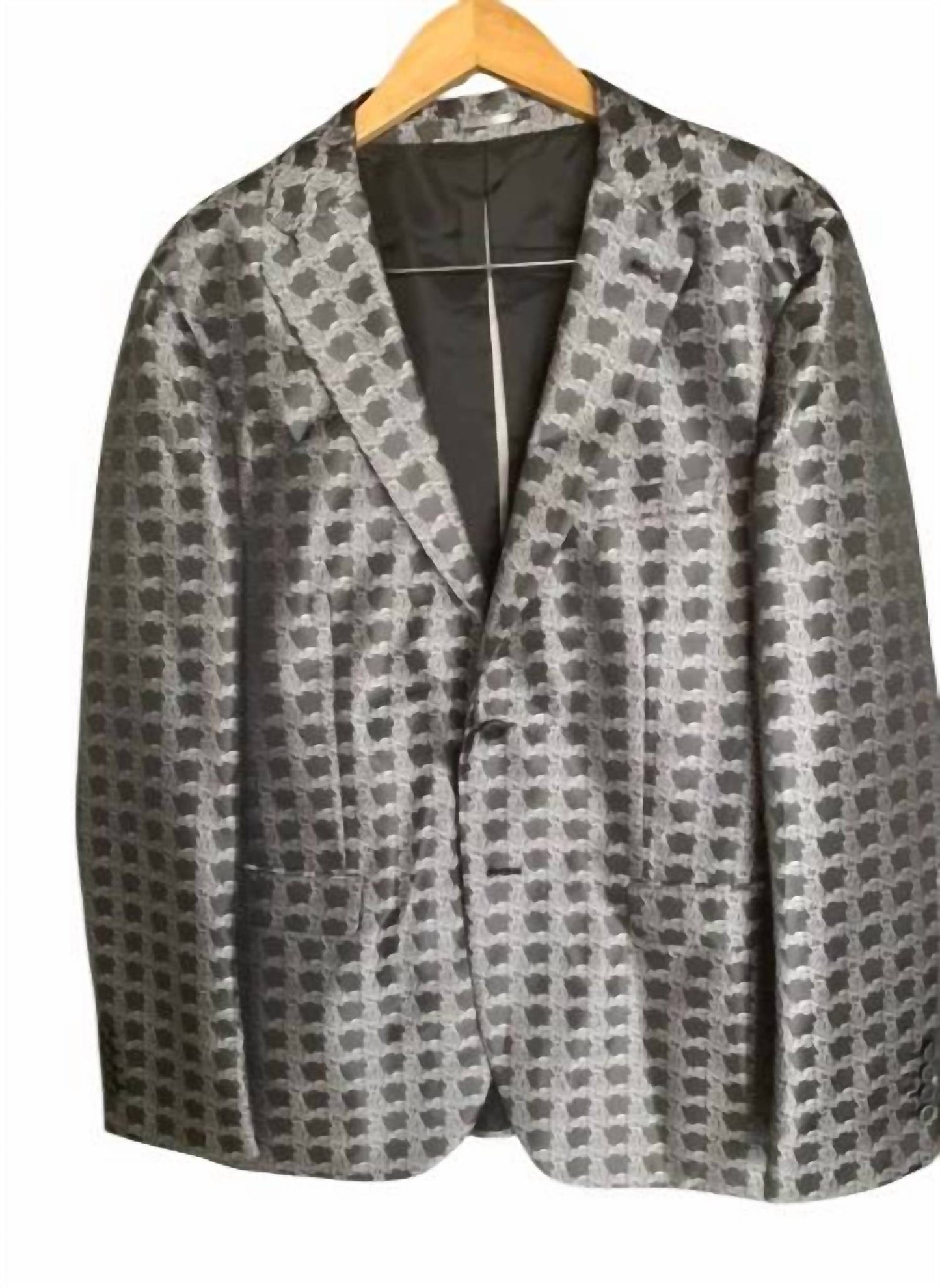 Two Tone Checked Blazer