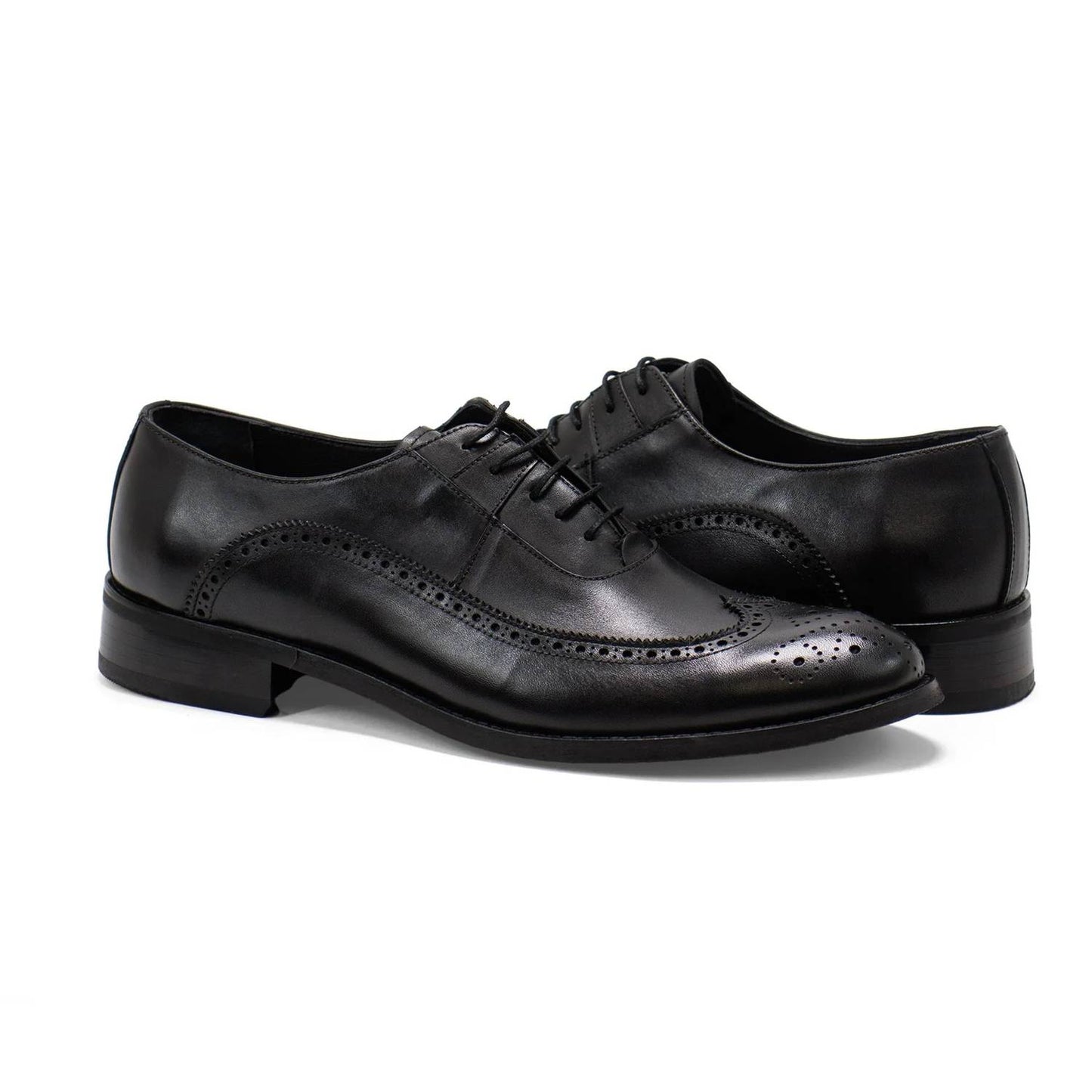 Men's Genova Leather Wingtip Oxford Shoes