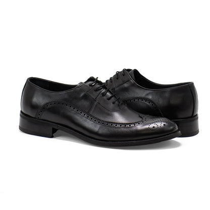 Men's Genova Leather Wingtip Oxford Shoes