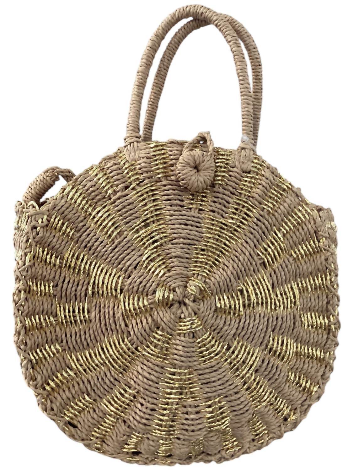 Merveille - Women's Straw Round Cross Body Bag - Rack Hunt -