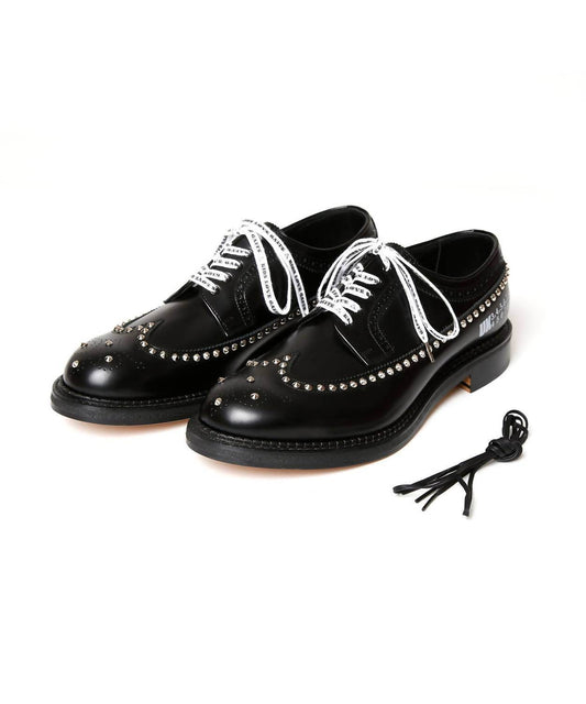 Kids Love Gaite - Men's Studded Wingtip Lace Up Shoes - Rack Hunt -