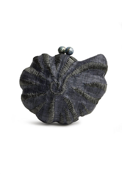 Women's Kahala Woven Circular Shell Clutch