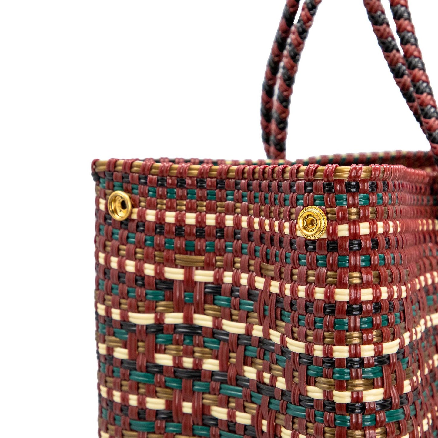 Women's Travel Woven Tote Bag With Clutch