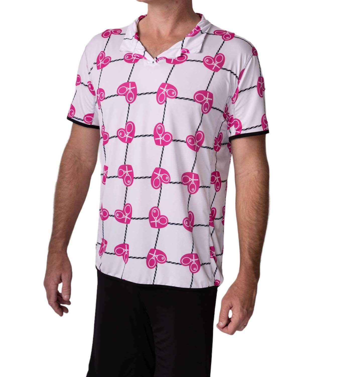 Love Love Tennis - Limited Short Polo Shirt - Rack Hunt